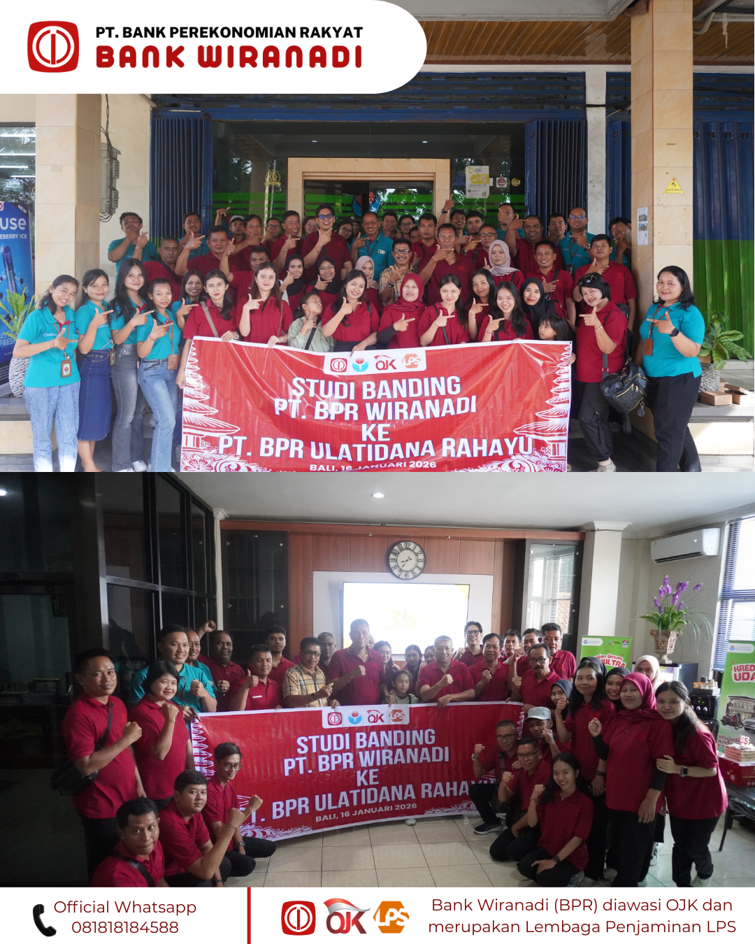 Studi Banding PT. BPR Wiranadi ke PT. BPR Ulatidana Rahayu di Bali